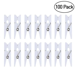 100pcs/Set Clips Colorful Clips DIY Craft Supply Photo Clips Bar Coffee Home - Picture 1 of 9