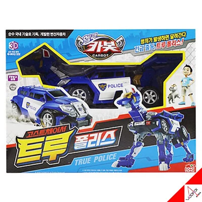 Hello Carbot Ghost Chaser TRUE POLICE Wolf Cops Transformer Robot Toy - Image 1 of 4