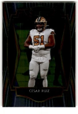 2020 Panini Select Cesar Ruiz Rookie #191 New Orleans Saints - Image 1 of 2