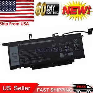 52Wh 7.6V NF2MW Battery For Latitude 7400 2-in-1/9410 2-in-1/9420 2-in-1 - Picture 1 of 3