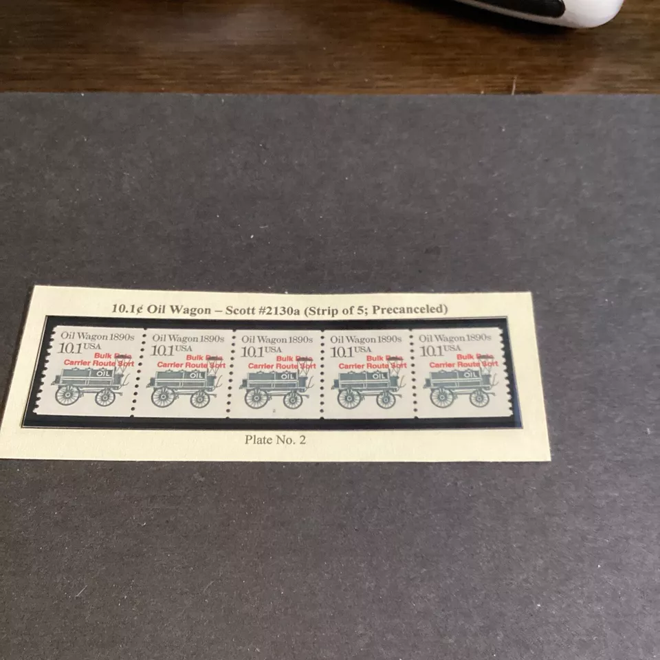 Scott#2130a-PNC5-1985 Oil Wagon 10.1c MNH-Precancel-US - Image 1 of 1