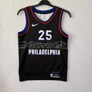 Ben Simmons #25 Nike Jersey Swingman Philadelphia 76ers NBA City Edition M (44) - Picture 1 of 7