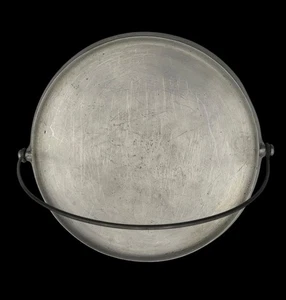 Vtg Wear-ever Tacu Co Cast Aluminum Griddle Round Grill Pan 10" Bail Handle 879 - Picture 1 of 7