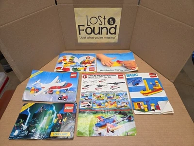 Vintage Lot of Legoland Instruction Manuals Booklets *SEE PICS  - Image 1 of 4