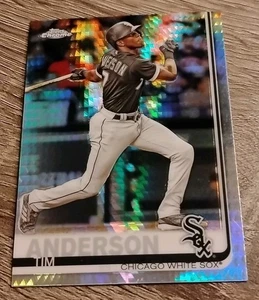 Topps Chrome 2019 - Tim Anderson #186 refractor de prisma - Imagen 1 de 2