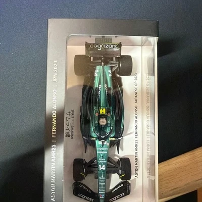 Auto Spark 1/43 Aston Martin AMR23 Fernando Alonso 2023 GP del Giappone... - Immagine 1 di 4