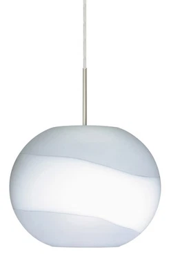 Besa Lighting 1JT-477699-LED-SN Luna Pendant Satin Nickel - Image 1 of 3