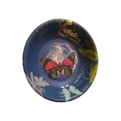 Target Home Melamina 13.5” Tazón para Servir Tazón Azul con Mariposas y Floral  Foto 1 de 4
