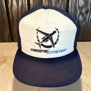 De colección Cessna Citation Sombrero Camionero Gorra Espuma Años 80 Avión Aviación Jet Años 90 - Imagen 1 de 15
