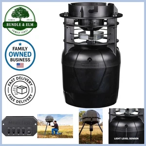 Kit de alimentador de fotocélulas resistente a la intemperie negro para gestión de tierras de ciervos - Imagen 1 de 10