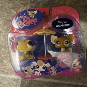 Littlest Pet Shop RARE! Walmart Excl. CHIHUAHUA lot #528 TURTLE #618 Retired NIB - Picture 1 of 3