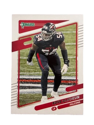 Excellent: 2021 Donruss Foye Oluokun Atlanta Falcons Trading Card - Image 1 of 2
