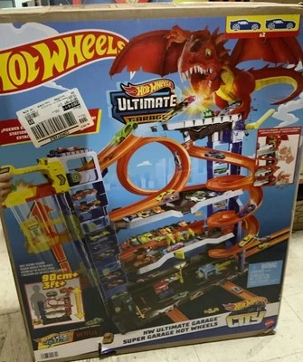 💣 Hot Wheels City Ultimate Garage Playset W/2 Die-Cast Cars STORAGE X 50+ CAR🆕 - Image 1 of 4