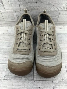 Keen Hush Knit CNX Women's Beige Brown Taupe Low Top Wide Toe Hiking Shoe Sz 9 - Picture 1 of 11