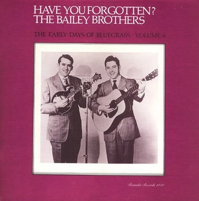 Bailey Brothers - Have You Forgotten? The Early Days Of Bluegrass - Volume 6 (LP - Image 1 of 2