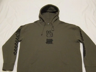 Sudadera con capucha Undefeated X Troy Lee Designs Motocross MX para hombre - verde oliva - talla XL Foto 1 de 4