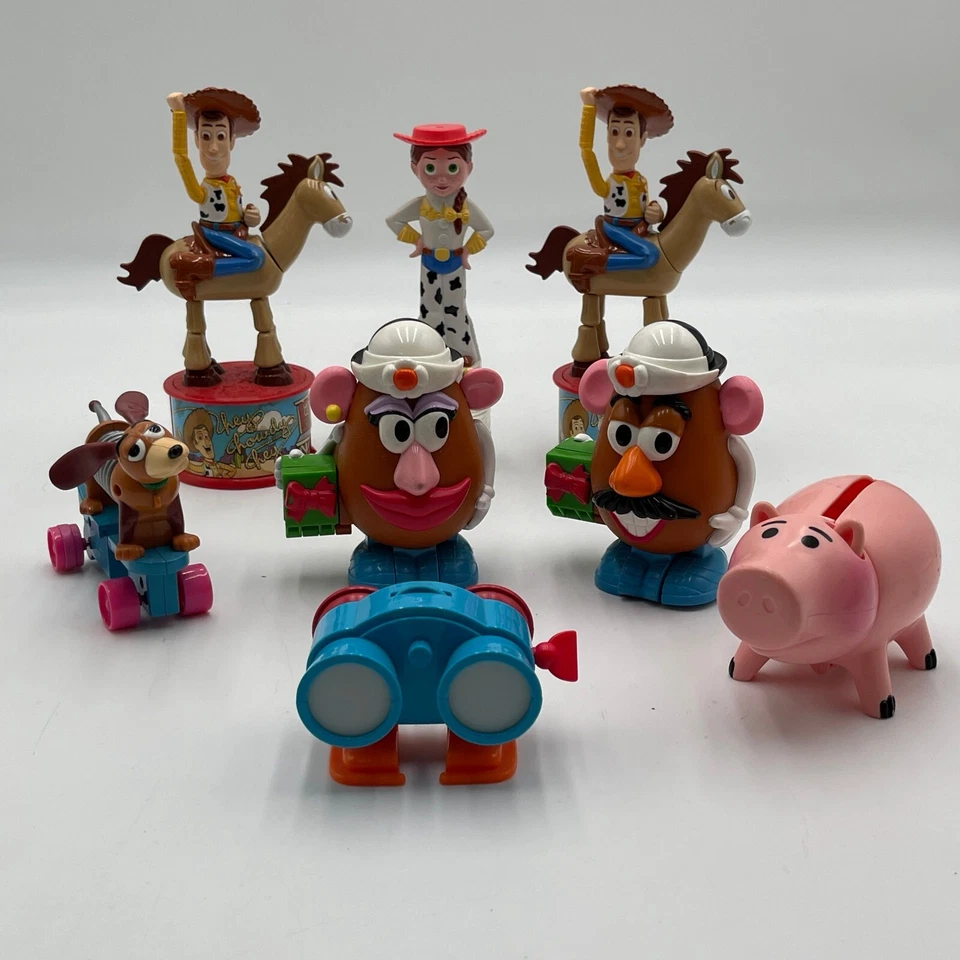 Lot of 8 Vintage McDonalds Disney Pixar Toy Story 2 Collectible Toys Rare - Image 1 of 4