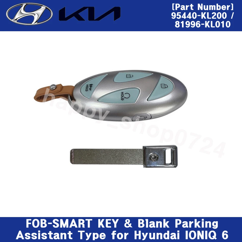 OEM FOB-SMART KEY Parking Assistant Type 95440-KL200 for Hyundai IONIQ 6 2023+ - Image 1 of 1