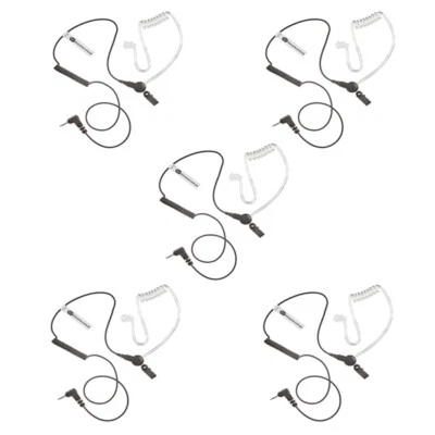 5 X Intek Radio 3.5mm Covert Acoustic Listen Only Earpiece Headset MT3030 MT4040 - Image 1 of 4
