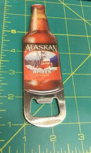 Abridor de botellas imán de metal botella Alaska AMBER Ale - ¡Nuevo aspecto actualizado! ¡Bonito! - Imagen 1 de 4