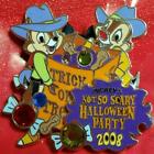 Chip And Dale Pin Badge Wdw Halloweenso Scary Party Le  Chip Dale