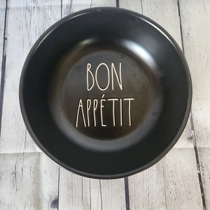 Rae Dunn Guten Appetit Pasta Servierschale schwarz 8" x 2,5" von Magenta - Bild 1 von 5