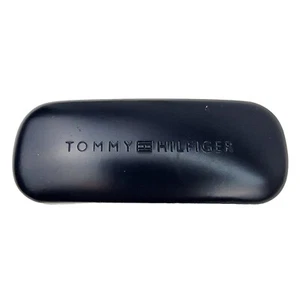 TOMMY HILFIGER BLUE Sunglasses Eye Glasses Hard Case Clamshell - Picture 1 of 10