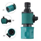 Green Plastic Tap Valve Connector for Flower Plant Lawn and Car Irrigation
