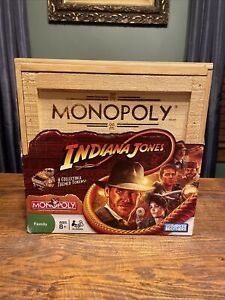 Steven Spielberg George Lucas INDIANA JONES MONOPOLY GAME New& RARE-Ltd Ed crate