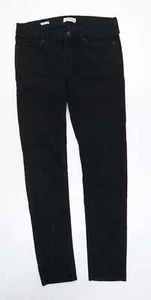 Topman Womens Black Cotton Blend Skinny Jeans Size W30 L30 - Picture 1 of 12