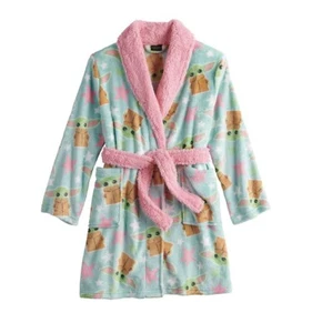 Star Wars The Mandalorian The Child Girls Robe size 6 Retail $42 - Picture 1 of 4