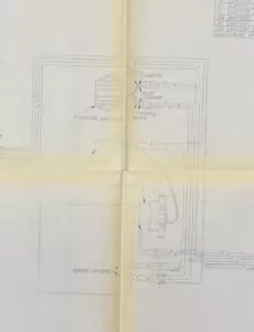 Ford Motor Co 1966 diagrama de cableado de ingeniería de productos XF-177490 24x36" - Imagen 1 de 5
