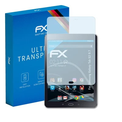 atFoliX 2x Screen Protector for Samsung Galaxy Tab S2 9.7 clear - Image 1 of 4