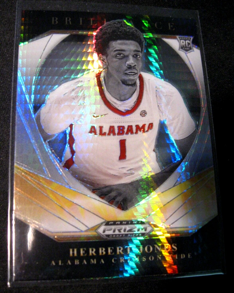 HERBERT JONES 2021 Panini Prizm Draft Picks Brilliance PRIZMS HYPER #11 RC - Image 1 of 2