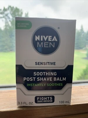NIVEA Hombres Sensitive BÁLSAMO DESPUÉS DEL AFEITADO 3.3 Onzas Líquidas Sin Alcohol Foto 1 de 3