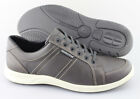 Men's MEPHISTO 'Hero' Dark Gray Leather Sneakers Size US 10 EUR 9.5