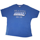 Vintage WWE Smack Down Męska koszulka z grafiką XXL Niebieska