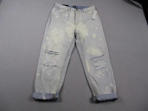 BDG Jeans Damen 31 Blau Light Wash Destroyed Distressed Slim Straight Neu mit Etikett - Bild 1 von 9