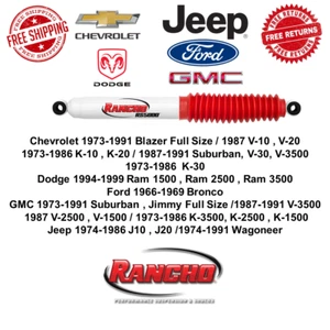 Amortiguador de dirección delantera Rancho RS5000 para Chevy, GMC, Dodge, Ford, Jeep y Toyota - Imagen 1 de 11