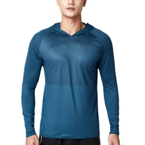 Mens Fitness Tracksuit Running Sport Gym Joggers Hooded Workout Sweatshirt Tops - Picture 1 of 17