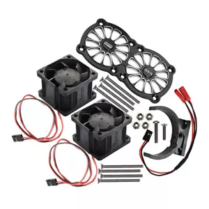 GPM Alu Motor Kühlkörper mit Kühllüfter & verstellbarer Halterung schwarz für 1/5 Kraton 8S - Bild 1 von 4