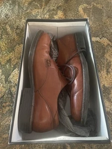 Florsheim Comfortech Shoes Mens Size 11.5 M Leather Comfort Shoe Cognac Milford - Picture 1 of 14