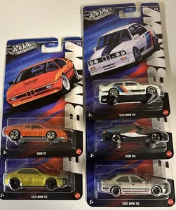 Hot Wheels 2025 Silver Series BMW Set of 5 - Picture 1 of 1