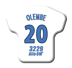 Calamita Simile a T-Shirt Calcio Stagione 2003/2004 Marseille 20 Salomon Olembe - Picture 1 of 9