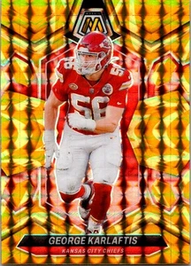 2024 Panini Mosaic #111 George Karlaftis Mosaic Reactive Yellow - Picture 1 of 2