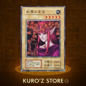 Yugioh Queen of Autumn Leaves -No Ref - Common 1999 Booster4 Vintage Card - Picture 1 of 8