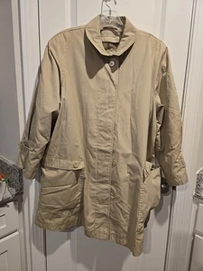 VTG Dry Dock by Serbin Brown Lined Rain Coat with Reversible Matching Hat Sz  14 - Picture 1 of 12