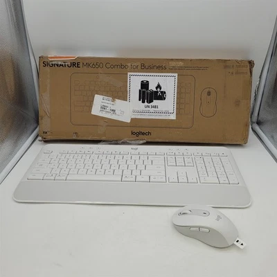 Logitech Signature MK650, Wireless Mouse and Keyboard, Off-White *NO DONGLE* - Image 1 of 4