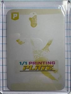 2025 Leaf Metal Pristine - Pickleball Ben Johns Yellow Plate 1/1 #38 - Picture 1 of 3