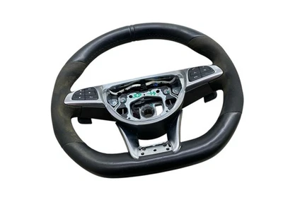 2017 MERCEDES GLS63 LEATHER STEERING WHEEL W/ AMG PERF & AUDIO CONTROLS W/O HEAT - Image 1 of 4